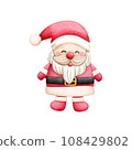 christmas happy santa vector illusatration 108429802