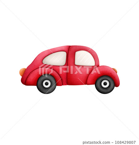 Christmas transport. Vector watercolor element Christmas transport. Vector watercolor element 108429807