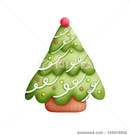 Christmas tree vector illustration clipart Christmas tree vector illustration clipart 108429808