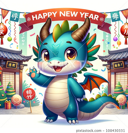 2024 new year dragon illustration 2024 new year dragon illustration 108430331