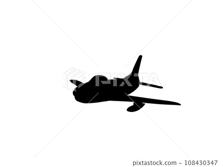 Flight silhouette 108430347