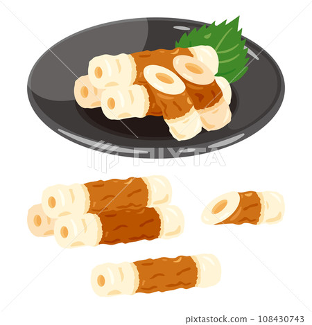 盤子裡的竹輪 108430743