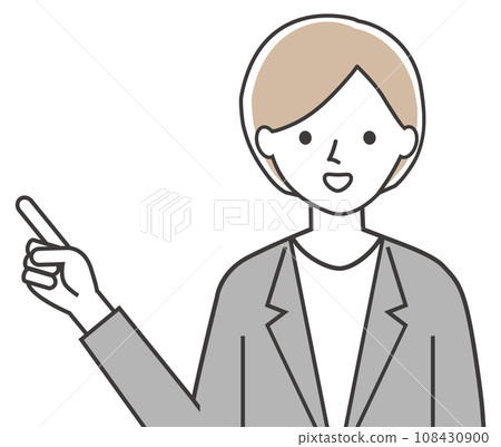 指向的女商人 108430900