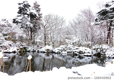 雪景、冬季風光、雪圍、山形市紅葉公園 108430902