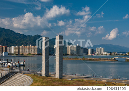 Lake Biwa Otsuko landscape Lake Biwa Otsuko landscape 108431303