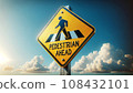 crosswalk signboard 108432101
