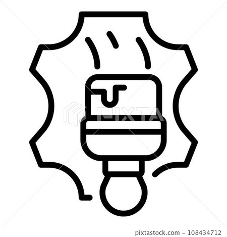 Coloring clothes icon. Outline coloring clothes vector icon for web design isolated on white background Coloring clothes icon. Outline coloring clothes vector icon for web design isolated on white background 108434712