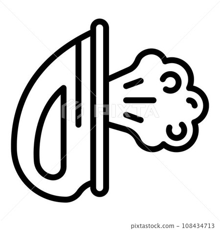 Ironing icon. Outline ironing vector icon for web design isolated on white background Ironing icon. Outline ironing vector icon for web design isolated on white background 108434713