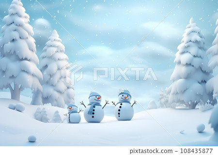 Snowman-1 (3D) 108435877