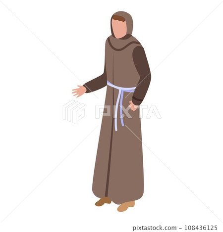 England priest icon. Isometric of England priest vector icon for web design isolated on white background 108436125