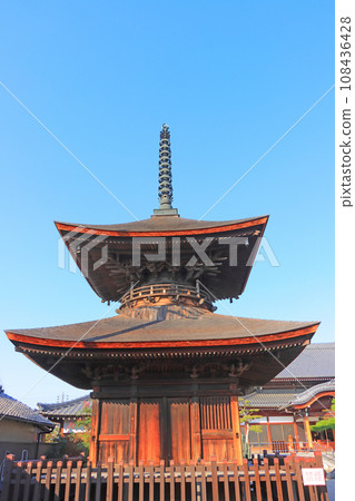 愛知縣名古屋市荒子觀音多寶塔風景 108436428