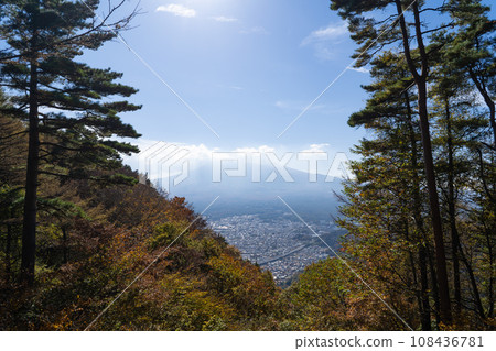 從宮殿看到的富士山(河口湖地區) 從宮殿看到的富士山(河口湖地區) 108436781