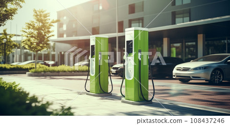 Fast chargers for charging electric vehicles in the modern city Fast chargers for charging electric vehicles in the modern city 108437246