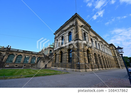 Dresden old town skyline/Zwinger Palace/Germany 108437862