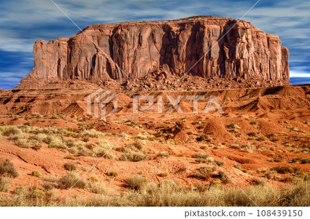 Rugged and Desolate Monument Valley Arizona USA Navajo Nation 108439150