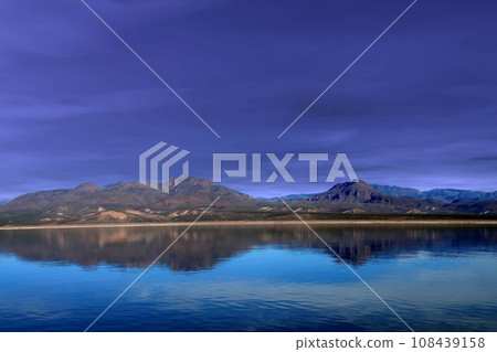 Cloudy day Roosevelt Lake Arizona Cloudy day Roosevelt Lake Arizona 108439158