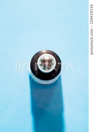 Capsule with camera for capsular endoscopy on white background Capsule with camera for capsular endoscopy on white background 108439316