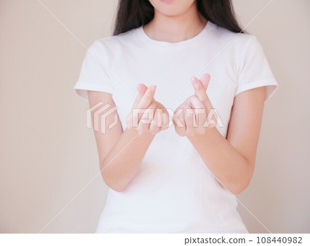 手指愛心 108440982