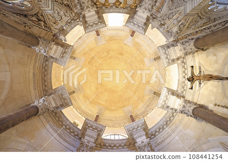 Ceiling of Saint Domnius Cathedral, Diocletian's Palace. Cathedral of St. Domnius is one of the most monumental buildings in Split. Except for being an architectural masterpiece of art, the Cathedral  108441254
