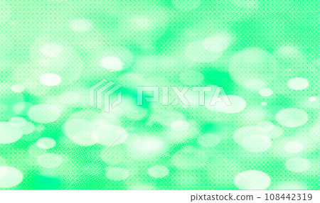 Green bokeh background for seasonal and holidays event with copy space for text or image, Best suitable for online Ads, poster, banner, sale, celebrations and various design works 108442319