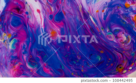 marble pattern fluid art background 108442495