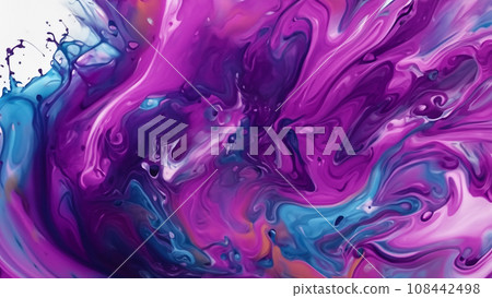 marble pattern fluid art background 108442498