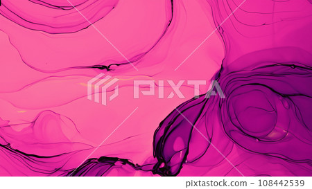 Transparent marble pattern fluid art background 108442539
