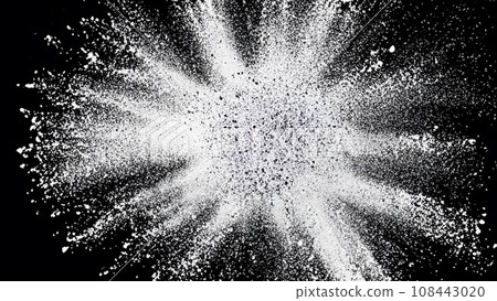 白色粉末爆裂的背景 108443020