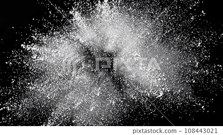 白色粉末爆裂的背景 108443021