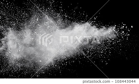 Background of white powder bursting Background of white powder bursting 108443044