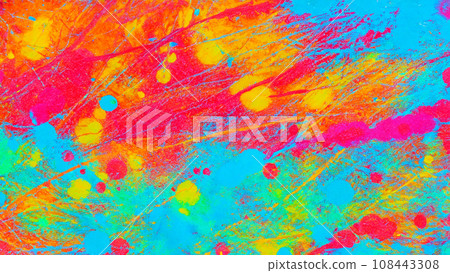 colorful spray paint background 108443308