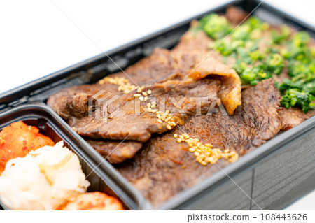 Kuroge Wagyu Beef Salt Kalbi Bento 108443626