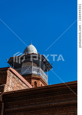 Mosaic minaret of Tbilisi mosque Mosaic minaret of Tbilisi mosque 108444301