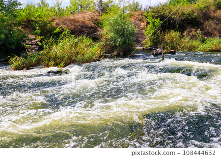 Rapids on the Inhulets river in Kryvyi Rih, Ukraine Rapids on the Inhulets river in Kryvyi Rih, Ukraine 108444632