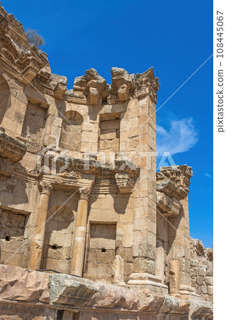 Nymphaeum at Jerash. Jordan. Vertically. Nymphaeum at Jerash. Jordan. Vertically. 108445067