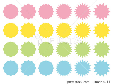 各種鋸齒狀框架集_jagged_pastel 各種鋸齒狀框架集_jagged_pastel 108448211