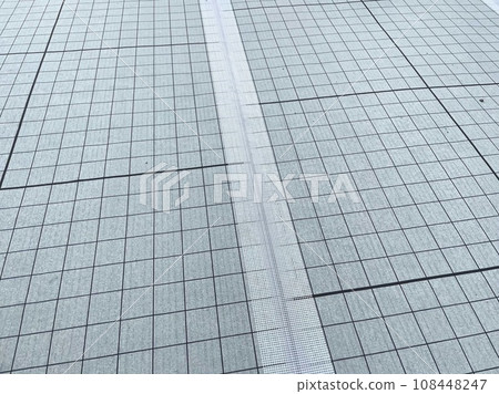 Joint tape attached to ventilation buffer sheet Joint tape attached to ventilation buffer sheet 108448247