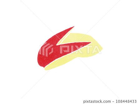 Simple rabbit apple illustration - Stock Illustration [108448433] - PIXTA