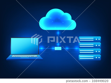 Cloud technology that connects computers and servers It means transferring important data to a system that stores work files and can be retrieved and used anywhere. There is a security system. Cloud technology that connects computers and servers It means transferring important data to a system that stores work files and can be retrieved and used anywhere. There is a security system. 108449020