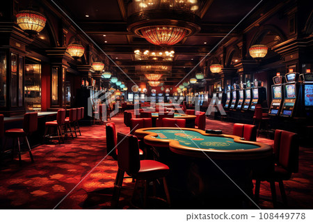 賭場內部圖像：AI 生成的圖像 108449778