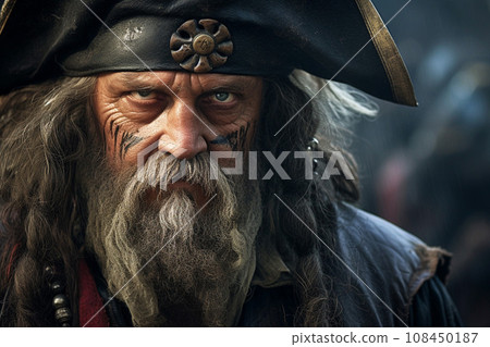 海盜黃金時代的海盜船船長:人工智慧生成的圖像 海盜黃金時代的海盜船船長:人工智慧生成的圖像 108450187