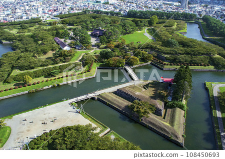 函館市、函館五稜郭塔、函館五稜郭展望台 函館市、函館五稜郭塔、函館五稜郭展望台 108450693