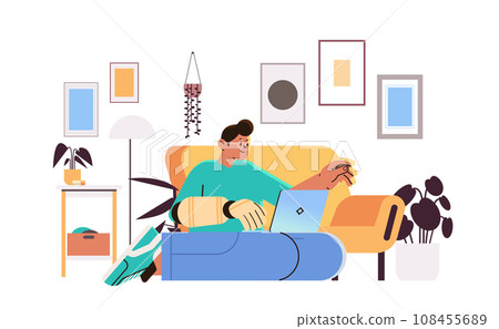 disabled man remote it consultant with replaced robotic arm working on laptop consulting client customer service people with disabilities disabled man remote it consultant with replaced robotic arm working on laptop consulting client customer service people with disabilities 108455689