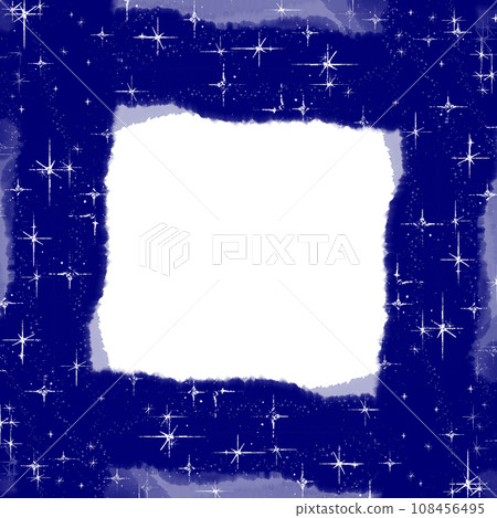 Sparkling night sky frame material 108456495
