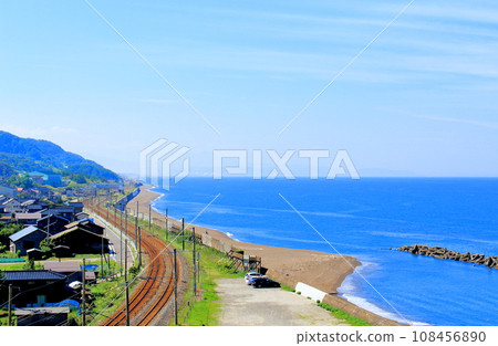 九月上越的米山崎 九月上越的米山崎 108456890