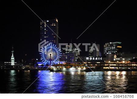 Kobe Harborland night view (MOSAIC, Kobe City, Hyogo Prefecture) Kobe Harborland night view (MOSAIC, Kobe City, Hyogo Prefecture) 108458708