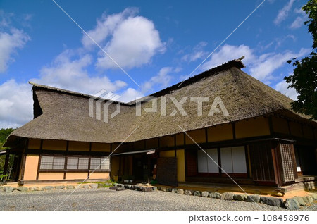 Tono Furusato Village in autumn 108458976