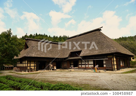 Tono Furusato Village in autumn Tono Furusato Village in autumn 108458987