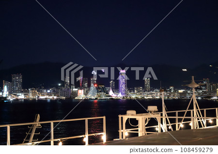 Night view from Luminous Kobe 2 (Naka Jetty, Kobe City, Hyogo Prefecture) Night view from Luminous Kobe 2 (Naka Jetty, Kobe City, Hyogo Prefecture) 108459279