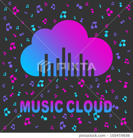 Cloud Music, Cloud Logo, Vector Logo Template. Streaming. Cloud Music Sign. Vector Illustration of Sound Promotion. EPS 10 Cloud Music, Cloud Logo, Vector Logo Template. Streaming. Cloud Music Sign. Vector Illustration of Sound Promotion. EPS 10 108459686